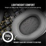 Corsair HS55 Wireless Multiplatform Lightweight Gaming Headset with Bluetooth - Dolby 7.1 Surround Sound - iCUE Compatible - PC, PS5, PS4, Nintendo Switch, Mobile - White