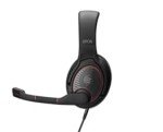 EPOS Game ONE Gaming Headset - Open Acoustic, Noise-Canceling Mic, Flip-to-Mute, XXL Plush Velvet Ear Pads, PC/Mac/Xbox/PS4/Switch/Smartphone Compatible - Black