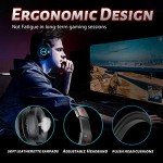 Edifier G2II Gaming Headset for PC PS4 USB Wired Gaming Headphones with 7.1 Surround Sound with Noise Canceling Microphone and RGB Light 50mm Driver Compatible with Mac Desktop PC Black