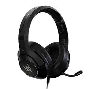 Acer Predator Galea 350 Gaming Headset with 7.1 Surround Sound, Unidirectional Noise-Cancelling Mic, Compatible with PC, Xbox One, PS4,Black