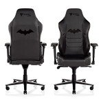 Secretlab Titan 2020 Dark Knight Gaming Chair - Reclining, Ergonomic - Comfortable Computer Chair with 4D Armrests - Headrest & Lumbar Support - Black - Leatherette