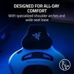 Razer Enki Pro Premium Gaming Chair: Upholstered Alcantara - All-Day Comfort - Lumbar Arch - Dual-Density Backrest - Reactive Seat Tilt & 152-Degree Recline - Memory Foam Headrest - Williams Esports