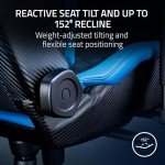 Razer Enki Pro Premium Gaming Chair: Upholstered Alcantara - All-Day Comfort - Lumbar Arch - Dual-Density Backrest - Reactive Seat Tilt & 152-Degree Recline - Memory Foam Headrest - Williams Esports