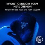 Razer Enki Pro Premium Gaming Chair: Upholstered Alcantara - All-Day Comfort - Lumbar Arch - Dual-Density Backrest - Reactive Seat Tilt & 152-Degree Recline - Memory Foam Headrest - Williams Esports