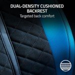 Razer Enki Pro Premium Gaming Chair: Upholstered Alcantara - All-Day Comfort - Lumbar Arch - Dual-Density Backrest - Reactive Seat Tilt & 152-Degree Recline - Memory Foam Headrest - Williams Esports