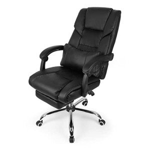 POCHY Family Chair High Back Gaming Chair Recliner Computer Chair Leather Seat Adjustable Office Chair Lying Armchair