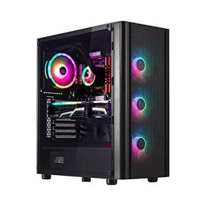 Velztorm Archux CTO Gaming Desktop PC Black (AMD Ryzen 7-5700X 8-Core, 128GB DDR4, 8TB PCIe SSD, Radeon RX 6900 XT 16GB, 120mm AIO, RGB Fans, 750W PSU, Win 10 Pro) VELZ0001