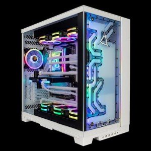 CLX Ra Gaming PC - Intel Core i9 14900K 3.2GHz, GeForce RTX 4090, 2TB NVMe M.2 SSD, 6TB HDD, 96GB DDR5 RGB Memory, Open-Loop, WiFi, Windows 11 Home, White