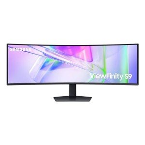 Samsung 49-Inch Business Curved Ultrawide Dual QHD Computer Monitor, USB-C, DisplayPort, HDMI, 120Hz, VESA DisplayHDR 400, Built-in Speakers, Height Adjustable Stand, Eye Care, LS49C954UANXZA, 2024