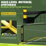 KASCEN Pickleball Net - Pickleball Net for Driveway, 22FT USAPA Portable Pickleball Set with Net, Pickle Ball Net with 4 Pickleballs & Carry Bag, Pickle Ball Net for Outdoor Indoor Court Backyard