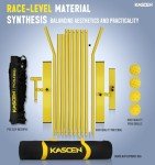 KASCEN Pickleball Net - Pickleball Net for Driveway, 22FT USAPA Portable Pickleball Set with Net, Pickle Ball Net with 4 Pickleballs & Carry Bag, Pickle Ball Net for Outdoor Indoor Court Backyard