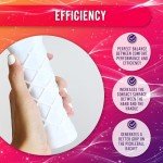JJ LMS Pickleball Grip + Pickleball overgrip, Comfortable Grip for Pickleball, Less Vibrations, Helps Sweaty Hands (White)