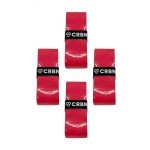 CRBN Drytec™ Overgrips - Pickleball Paddle Grip Tape - Absorbs Shock & Moisture - 4-Pack, Red