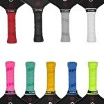 CRBN Drytec™ Overgrips - Pickleball Paddle Grip Tape - Absorbs Shock & Moisture - 4-Pack, Red