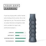 Hesacore Pickleball Paddle Carbon Grip - 5.25in - Supports Tennis Elbow, Enhances Grip Strength, Reduces Vibration with Finger Support and Anti-Sweat - Medium