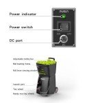 PPsmart App-Controlled Pickleball Launcher: Advanced Battery Power, Versatile Speed Settings, High-Capacity for Comprehensive Skill Enhancement (Black)