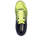 Skechers Men's Viper Court-Athletic Indoor Outdoor Pickleball Shoes with Arch Fit Support Sneaker, Yellow/Navy, 11