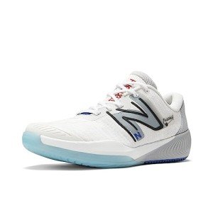 New Balance Men's FuelCell 996V5 Pickleball Indoor Court Shoe, White/Grey/Team Royal, 11.5