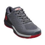 Wilson Rush Pro Ace Pickler Men's Pickleball Shoe, Ebony / Black/Wilson Red, Size 10