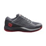 Wilson Rush Pro Ace Pickler Men's Pickleball Shoe, Ebony / Black/Wilson Red, Size 10