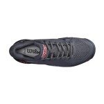 Wilson Rush Pro Ace Pickler Men's Pickleball Shoe, Ebony / Black/Wilson Red, Size 10