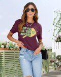 Pickleball Shirts Women Pickleball Heartbeat Graphic T-Shirt for Pickleball Lover Gift Shirt Paddleball Tee Purple