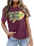 Pickleball Shirts Women Pickleball Heartbeat Graphic T-Shirt for Pickleball Lover Gift Shirt Paddleball Tee Purple