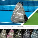 Franklin Sports Pickleball Bag - Men's and Women's Backpack - Official Adjustable Sling Bag of U.S Open Pickleball Championships - Gray/Gray