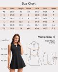 Viodia Women's Tennis Golf Dress with Shorts Underneath Active Exercise Workout Sports Athletic Dresses for Women with Zipper Pockets Rose