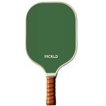 PICKLD Stylish Premium Pickleball Paddle Racket | Durable Fiberglass Surface | Honeycomb Core | Perfect Addition to a Pickleball Set | Indoor Outdoor Pickle Ball Paddle (Fern)