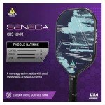 JOOLA Seneca 16mm Pickleball Paddle - Carbon Drive Surface Pickleball Racket - Carbon Fiber Pickleball Paddle with Response Polymer Core for Control - Pickle Ball Paddle for Beginners & Intermediates