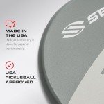 2025 Selkirk Amped Pro Air Pickleball Paddle | Fiberglass Pickleball Paddle with a Polypropylene X5+ 16mm Core | Throatflex | Flex Foam | Pickleball Rackets Made in The USA | Invikta Silver