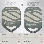 2025 Selkirk Amped Pro Air Pickleball Paddle | Fiberglass Pickleball Paddle with a Polypropylene X5+ 16mm Core | Throatflex | Flex Foam | Pickleball Rackets Made in The USA | Invikta Silver