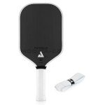 JOOLA Perseus MOD TA 15 16mm Pro Player Edition Pickleball Paddle - Gen 3 Propulsion Core & Charged Carbon Surface Technology - Carbon Fiber Pickleball Paddle with White Edge Guard - USAPA Approved
