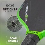 JOOLA Ben Johns Hyperion 3 16mm Pickleball Paddle - Elongated Aero Curve Shape for Swing Speed - Propulsion Core Increases Spin & Control - UPA-A Certified - NFC Chip Enabled.