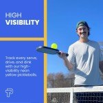 TRUPICKLEBALL Tru-40 Outdoor Pickleballs - USAPA Approved Pickleball Balls for Recreational and Tournament Play - Available in 3, 12, 50, and 100 Packs (3)