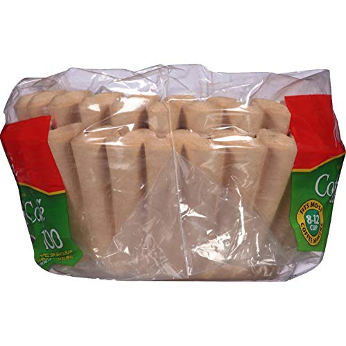 Melitta Unbleached Brown Coffee Filters - 100 Count