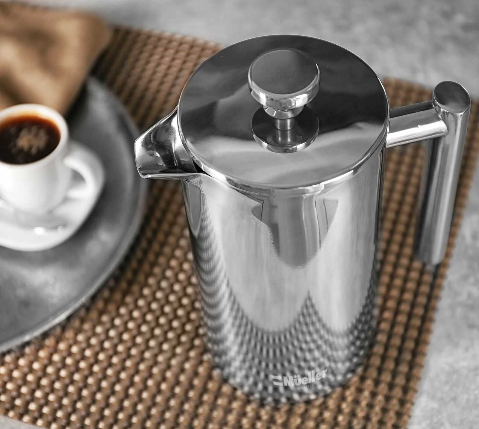 Mueller Double Insulated Stainless Steel French Press