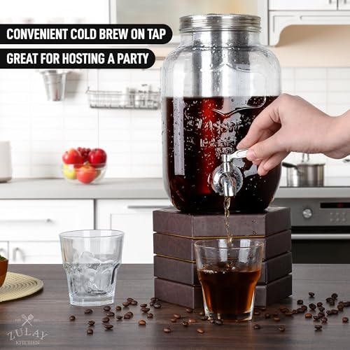 1 Gallon Glass Iced Tea and Cold Brew Pitcher