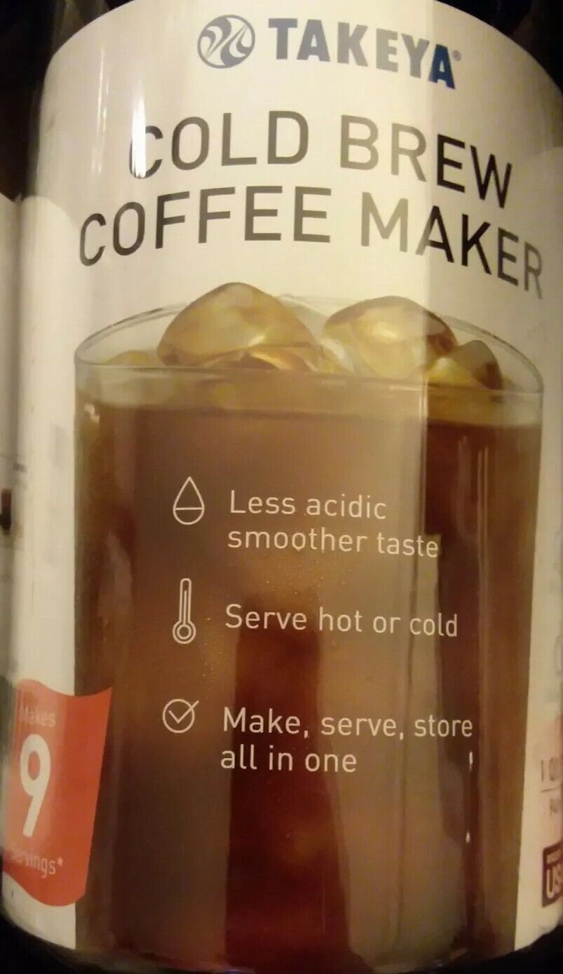 Takeya 1QT Cold Brew Coffee Maker Pitcher