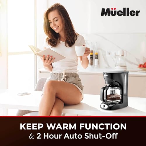 Mueller 12-Cup Drip Coffee Maker with Carafe