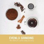 TWOMEOW Adjustable Electric Coffee and Spice Grinder