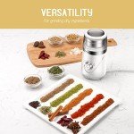 TWOMEOW Adjustable Electric Coffee and Spice Grinder
