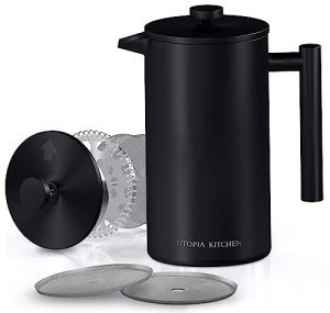Double Wall Stainless Steel French Press Coffee Maker