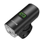OLIGHT RN 400 LED Bike Lights, 400 Lumens USB Type-C Rechargeable Front Light, IPX7 Waterproof Bicycle Headlight for Road Urban Cyclists Black