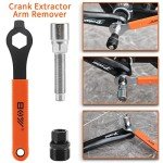 Bike Crank Puller + Bottom Bracket Remover + Bike Crank Extractor + 16mm Spanner and Auxiliary Wrench, Bicycle Repair Tool Kit for 7, 8, 9, 10 and 12 Speed MTB, Mountain Bike, Road Bike