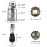 Bike Crank Puller + Bottom Bracket Remover + Bike Crank Extractor + 16mm Spanner and Auxiliary Wrench, Bicycle Repair Tool Kit for 7, 8, 9, 10 and 12 Speed MTB, Mountain Bike, Road Bike