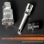 Bike Crank Puller + Bottom Bracket Remover + Bike Crank Extractor + 16mm Spanner and Auxiliary Wrench, Bicycle Repair Tool Kit for 7, 8, 9, 10 and 12 Speed MTB, Mountain Bike, Road Bike