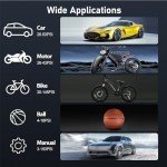 Tire Inflator Portable Air Compressor 150 PSI Car Tire Air Pump, Electric Portable Tire Pump with Digital Pressure Gauge, 2X Fast Inflation for Car, Motorcycle, Bike, Ball