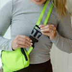 GLOPLACES Reflective Belt Bag Night Sash for Night Safety - High Visibility Hip Bag Waist Pack with Large Storage Pouch - Adjustable Night Fanny Pack for Dog Walking, Hiking, Biking